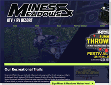 Tablet Screenshot of minesandmeadows.com
